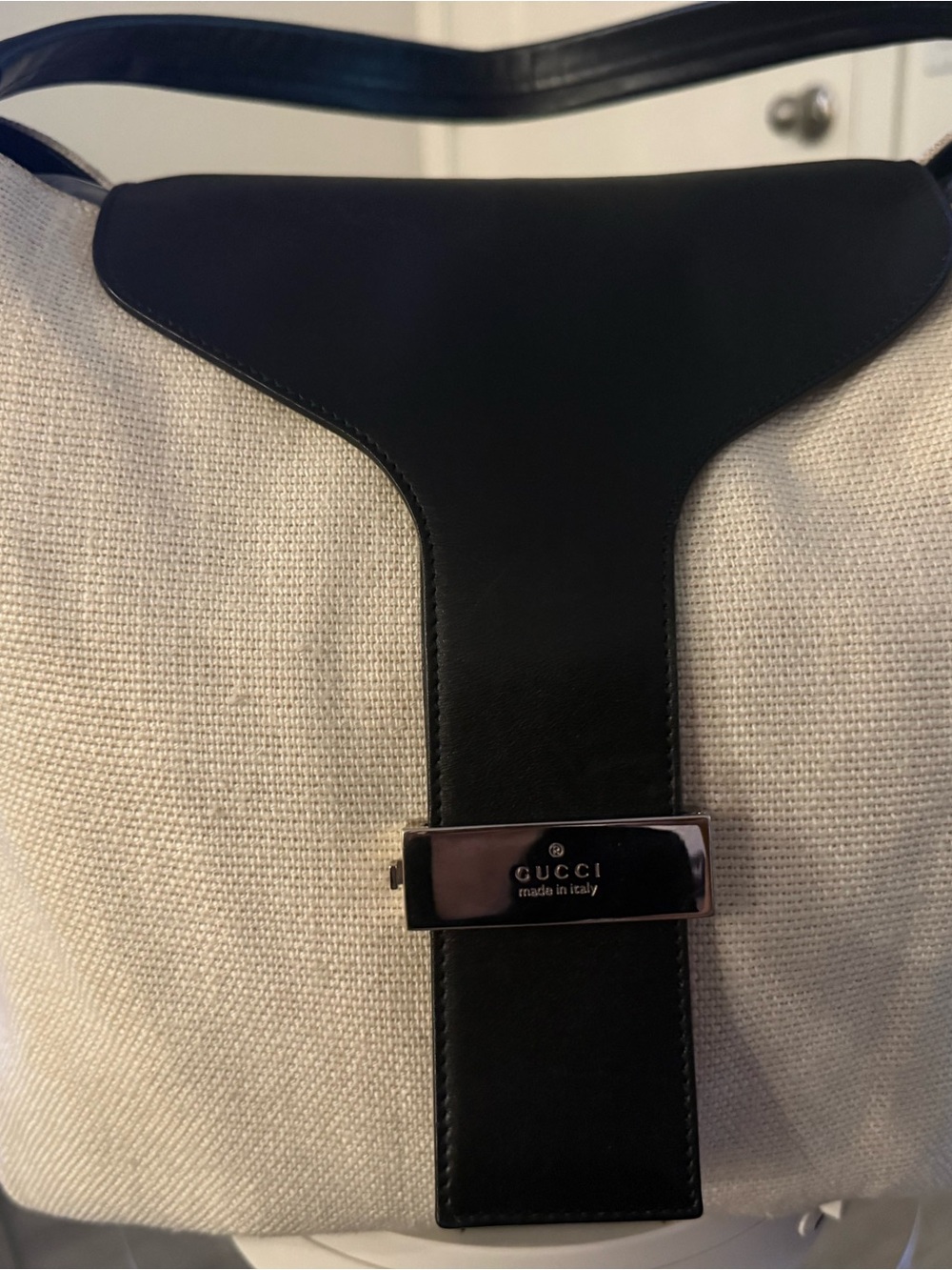 Pre-owned Gucci Canvas Tote Bag